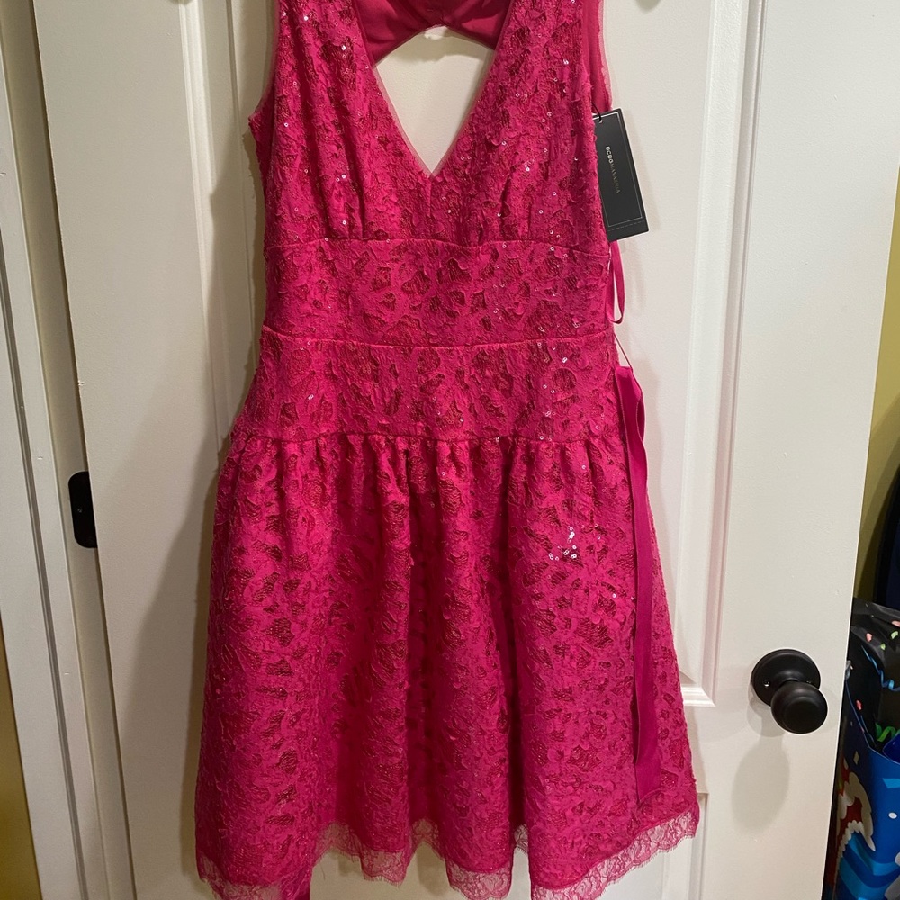 Brand New with Tags BCBG Hot Pink Party Dress